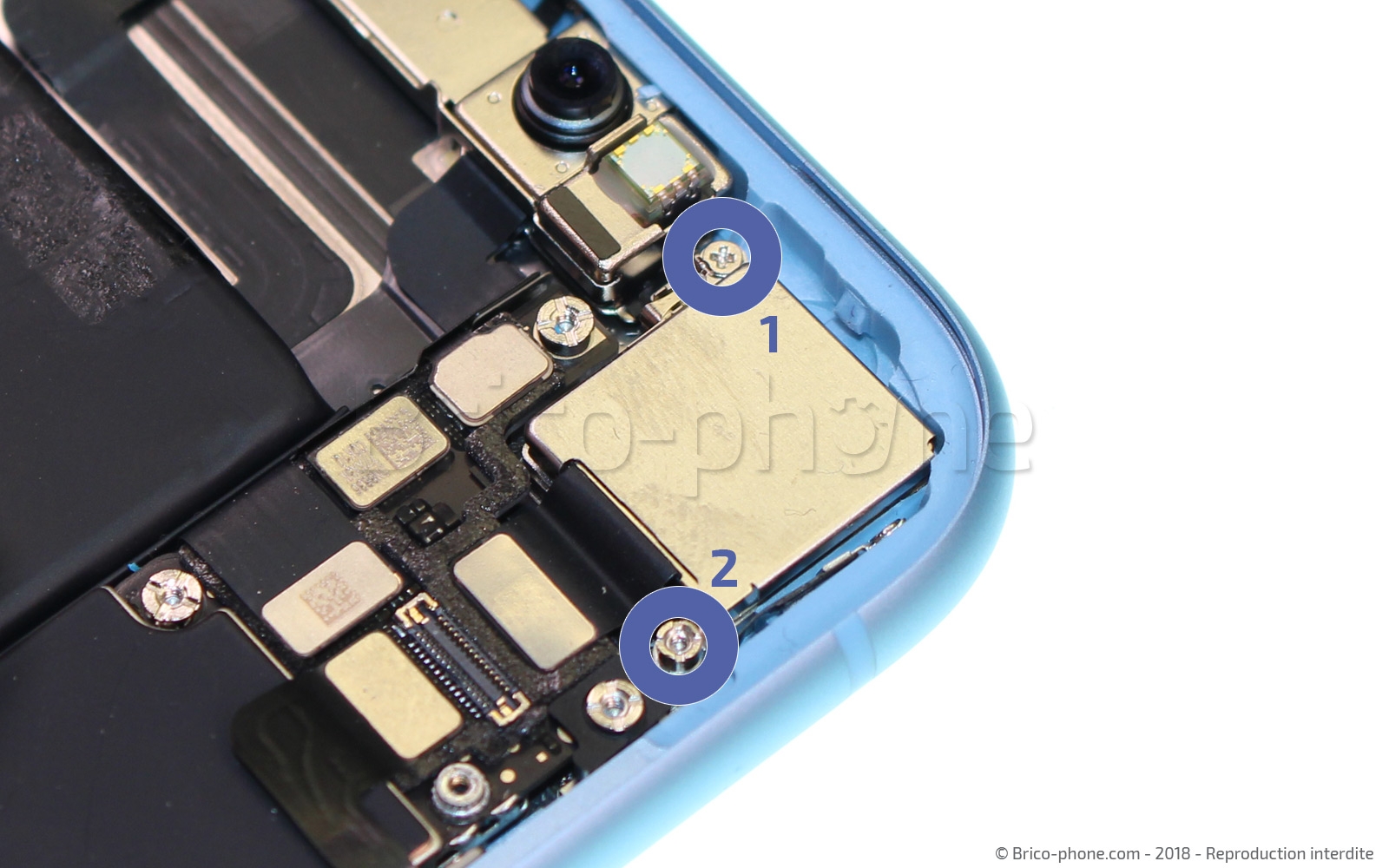 Changement de caméra arrière sur iPhone XR photo 1