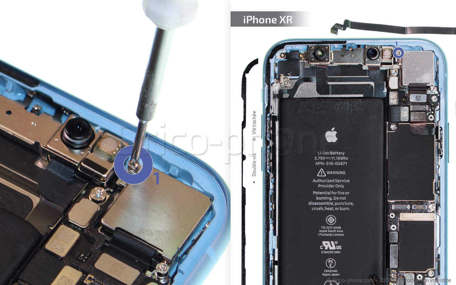 Changement de caméra arrière sur iPhone XR photo 2