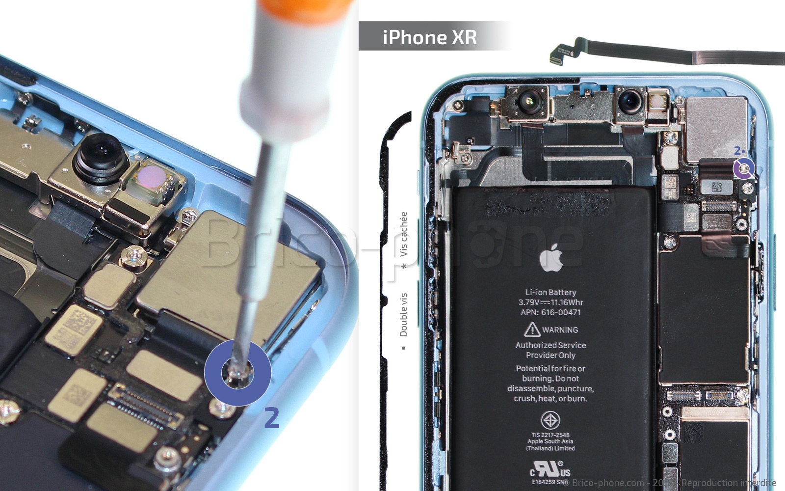 Changement de caméra arrière sur iPhone XR photo 3