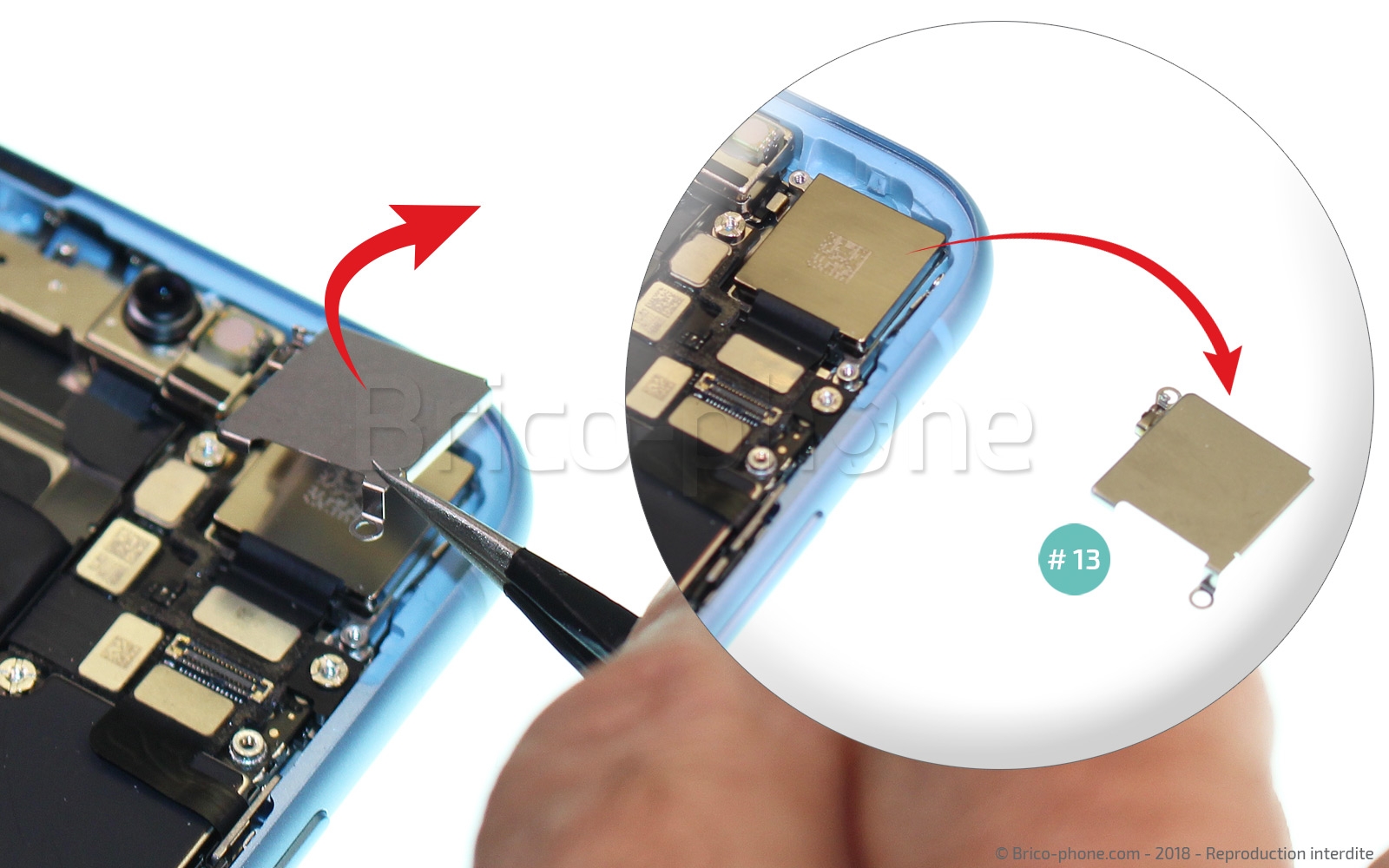 Changement de caméra arrière sur iPhone XR photo 4