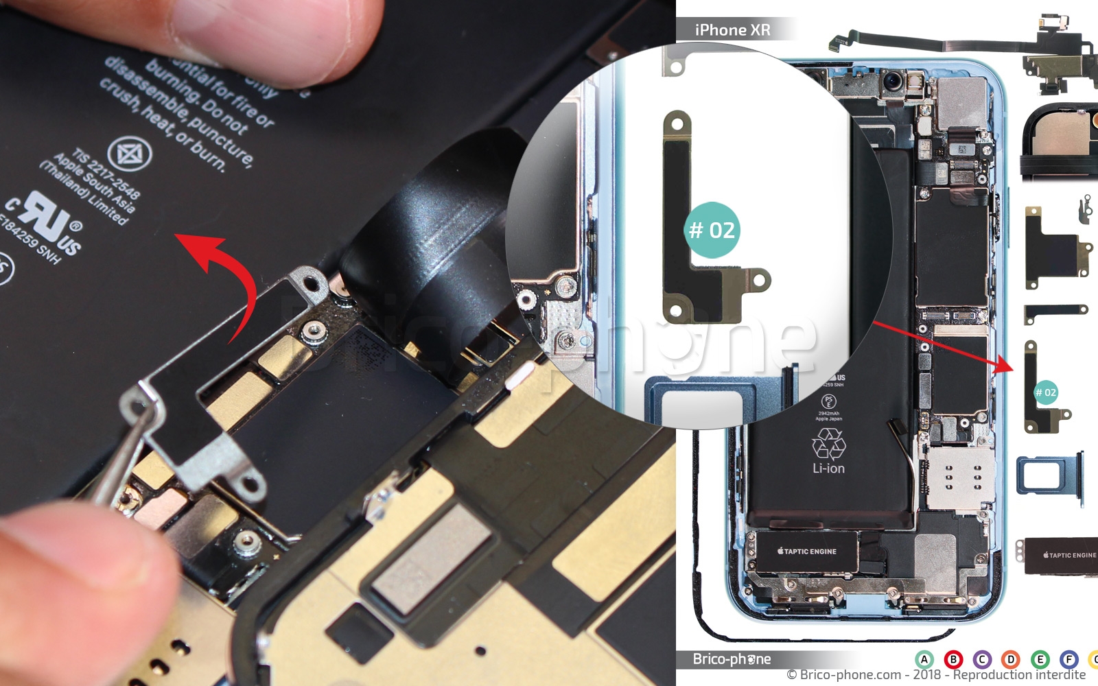 Changement de haut-parleur externe sur iPhone XR photo 2