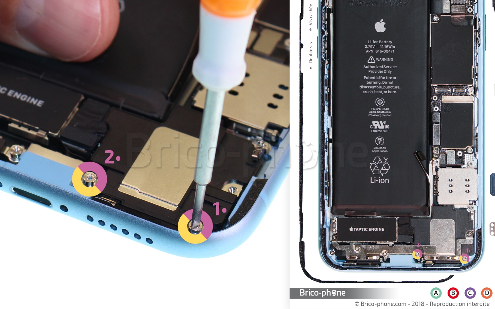 Changement de haut-parleur externe sur iPhone XR photo 1