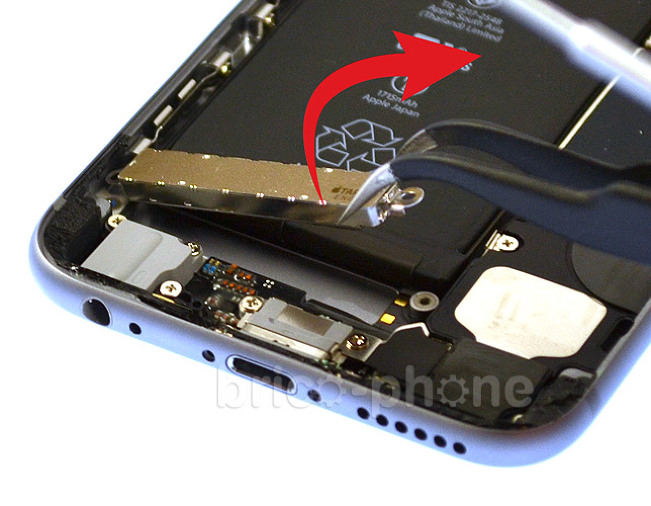 Changement de batterie sur iPhone 6S photo 2