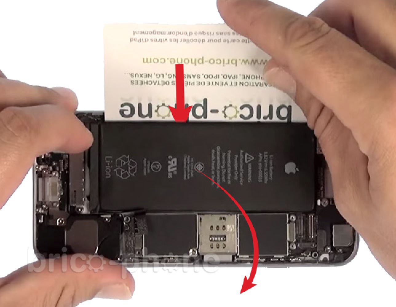 Changement de batterie sur iPhone 6S photo 3