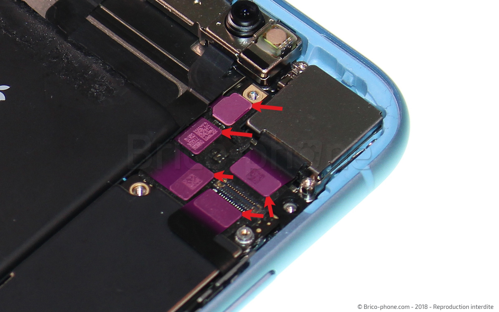 Changement d'antenne basse sur iPhone XR photo 2