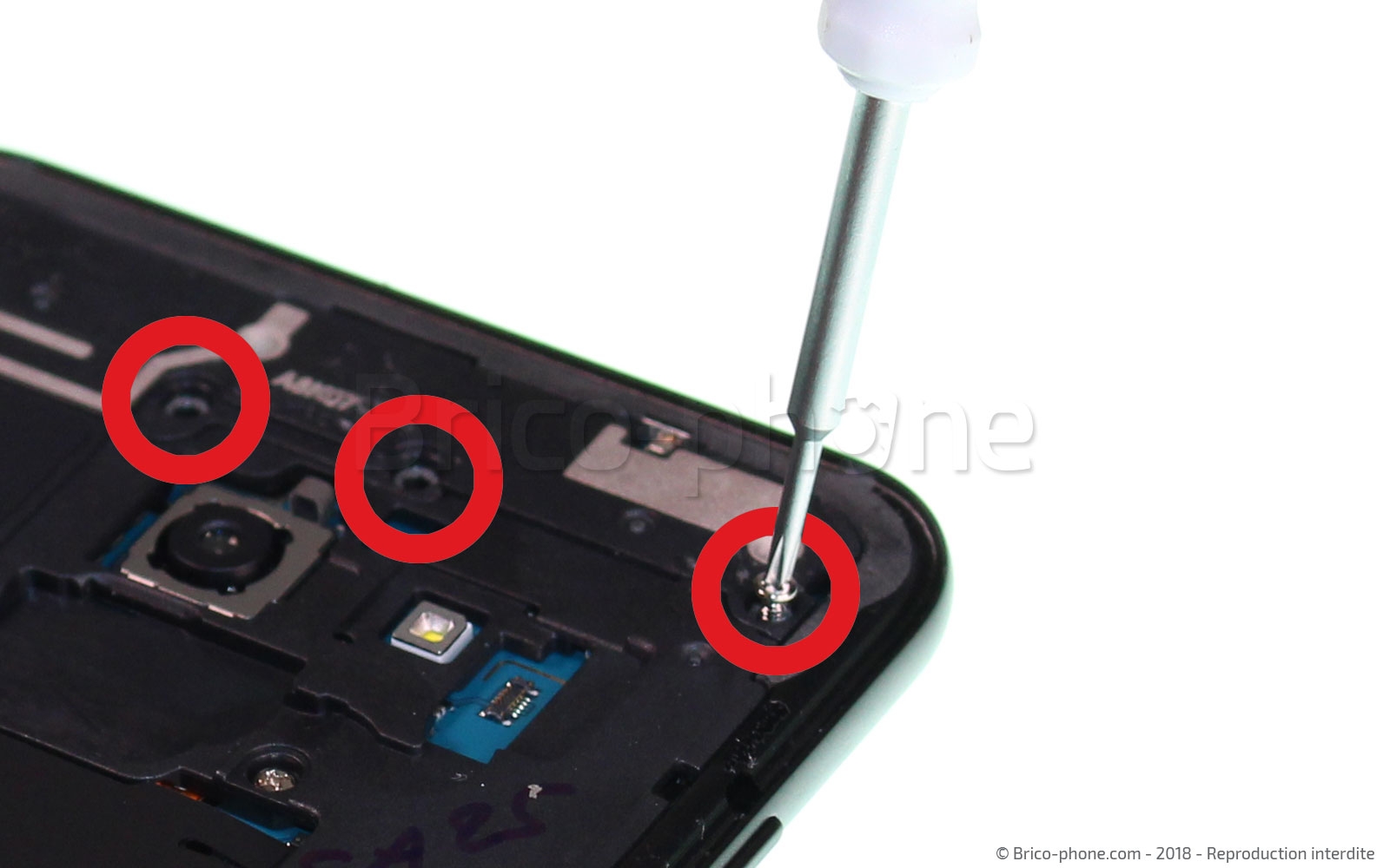 Changement des caméras avant sur Galaxy A8 2018 photo 2