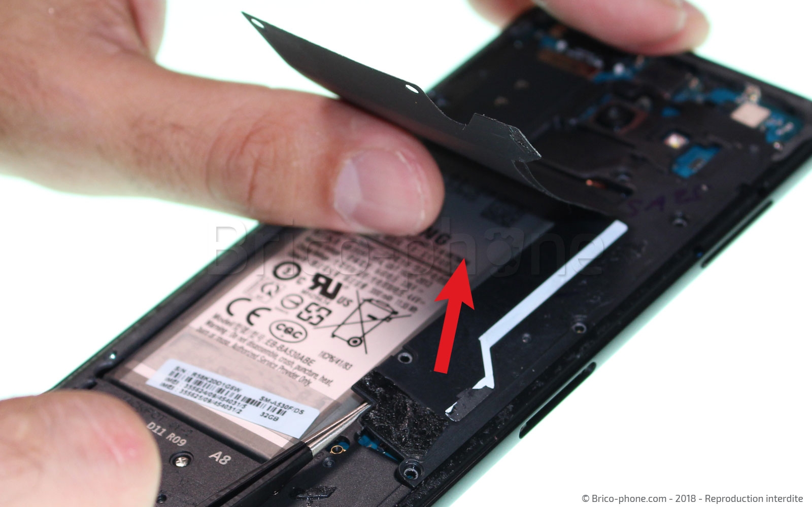 Changement des caméras avant sur Galaxy A8 2018 photo 3