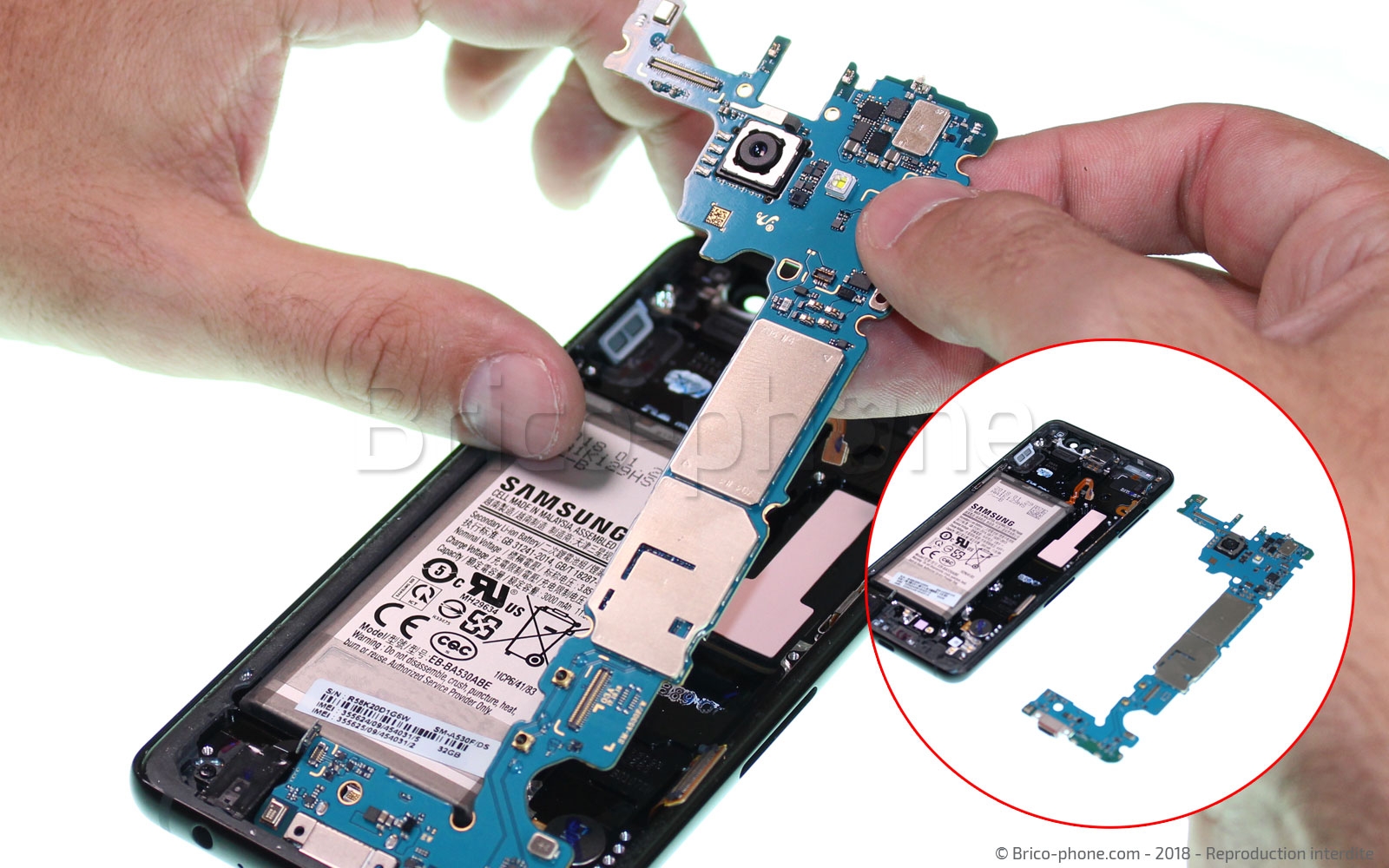 Changement de caméra arrière sur Galaxy A8 2018 photo 2