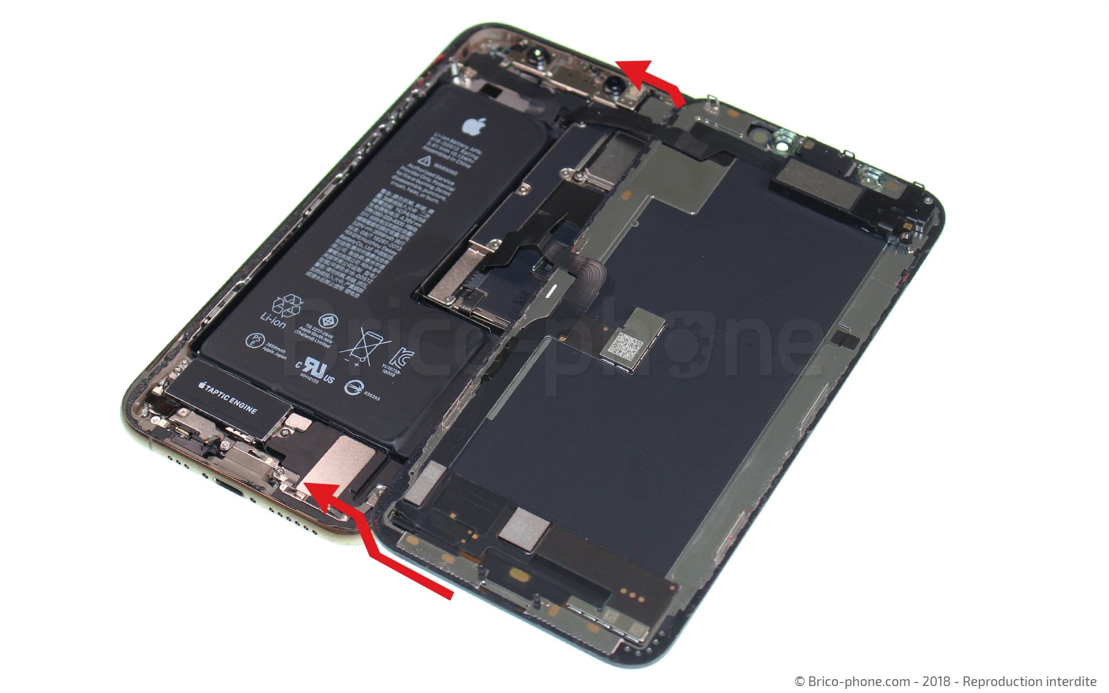 Changement du vibreur Taptic Engine sur iPhone XS photo 3