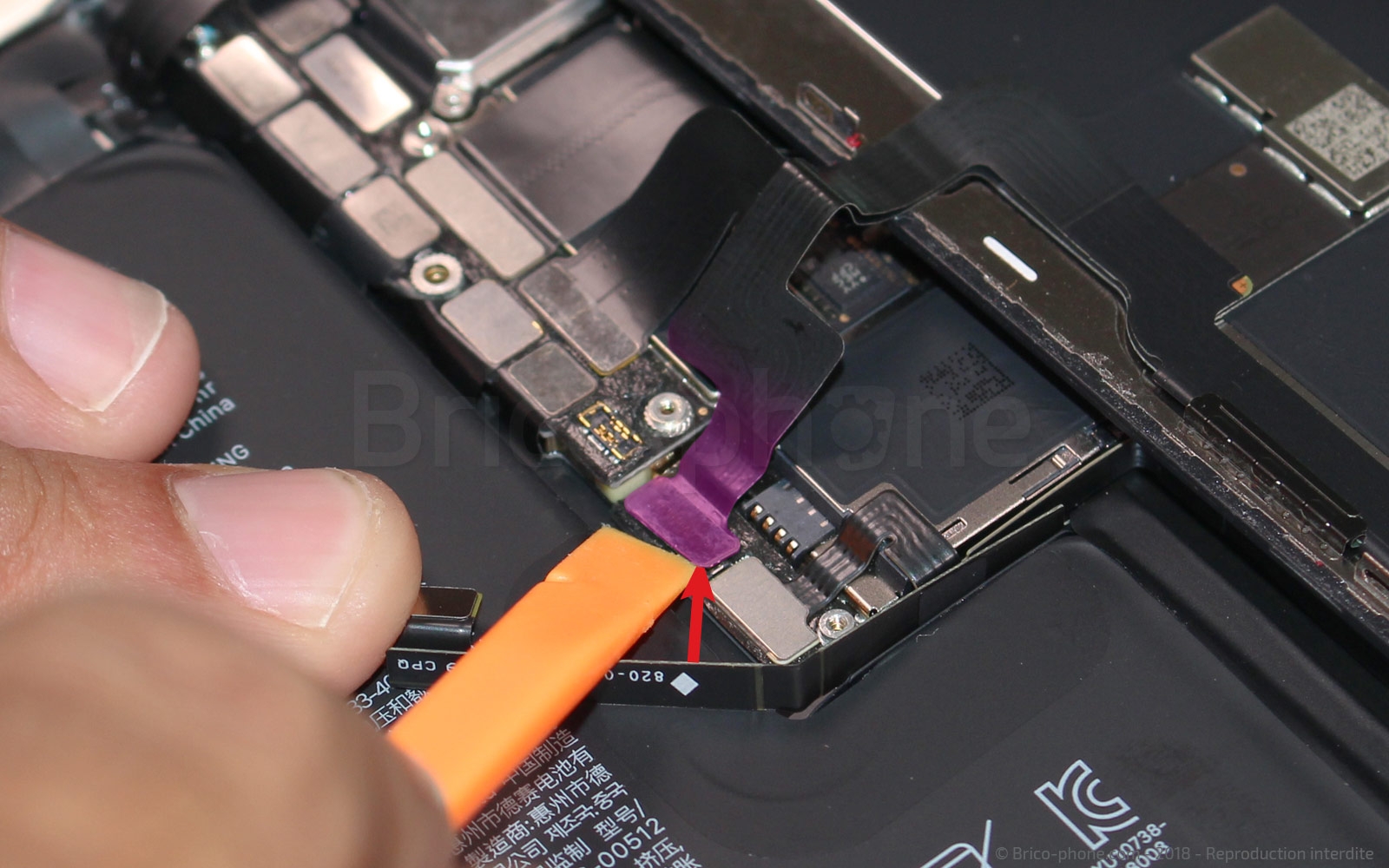 Changement du vibreur Taptic Engine sur iPhone XS photo 1