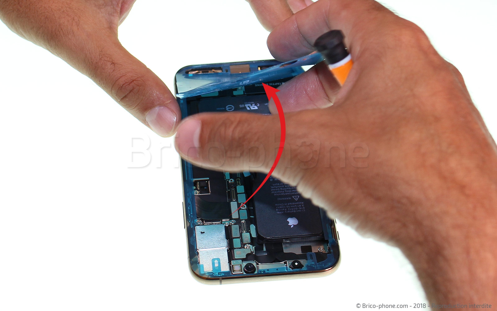 Changement du vibreur Taptic Engine sur iPhone XS photo 3