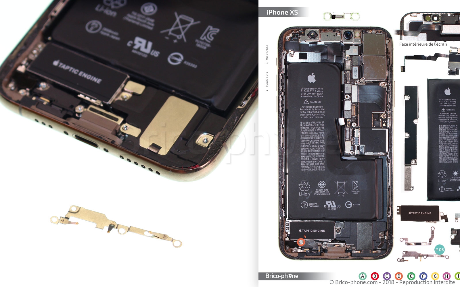 Changement du vibreur Taptic Engine sur iPhone XS photo 3