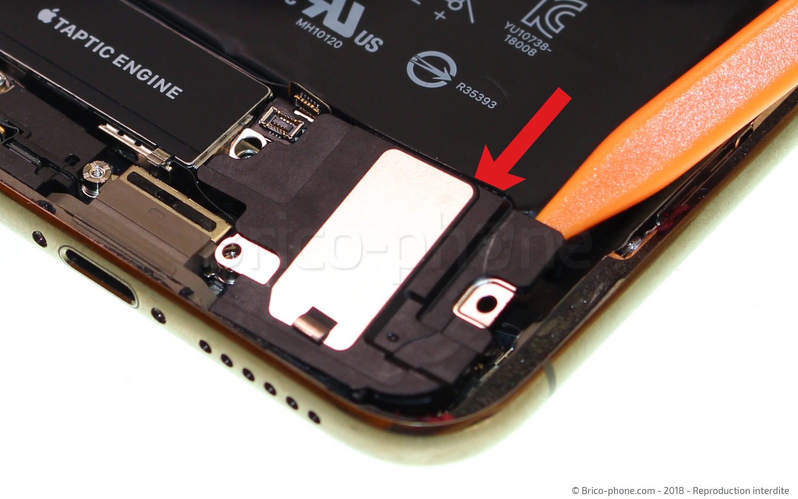 Changement du vibreur Taptic Engine sur iPhone XS photo 1
