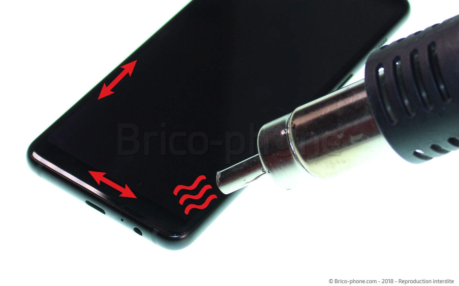 Démontage complet sur Galaxy A8 2018 photo 1