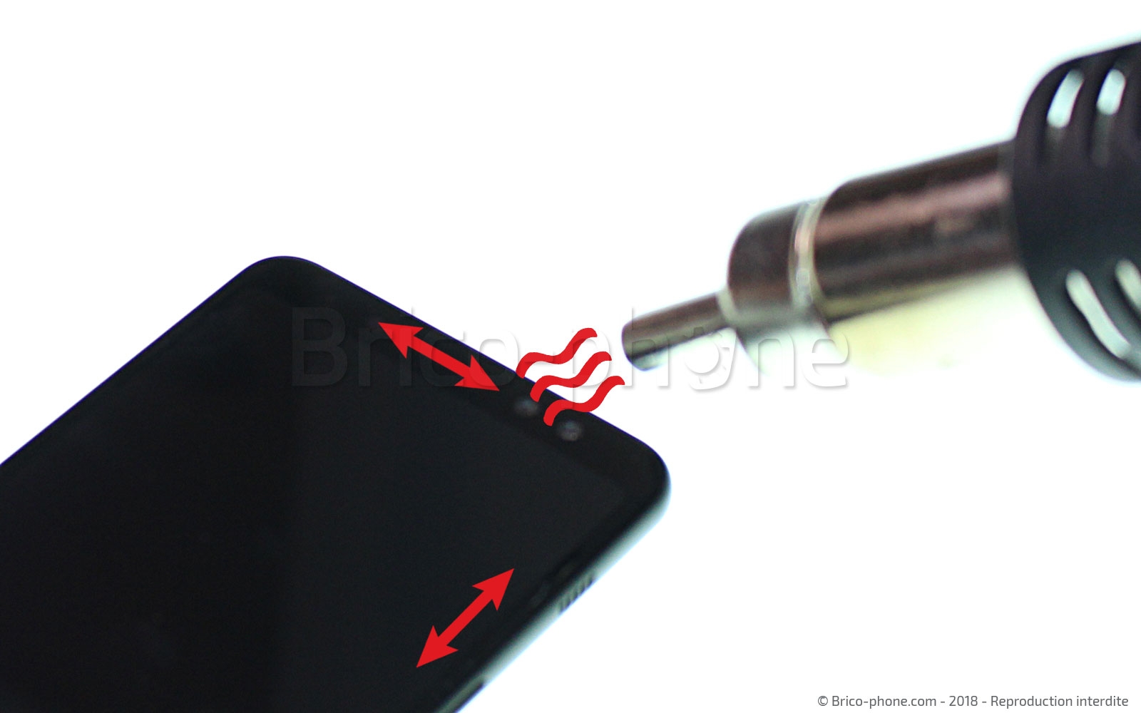 Démontage complet sur Galaxy A8 2018 photo 2