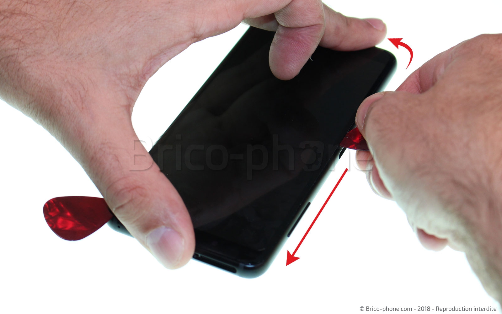 Démontage complet sur Galaxy A8 2018 photo 4