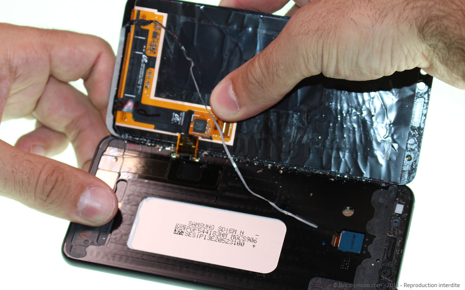 Démontage complet sur Galaxy A8 2018 photo 3