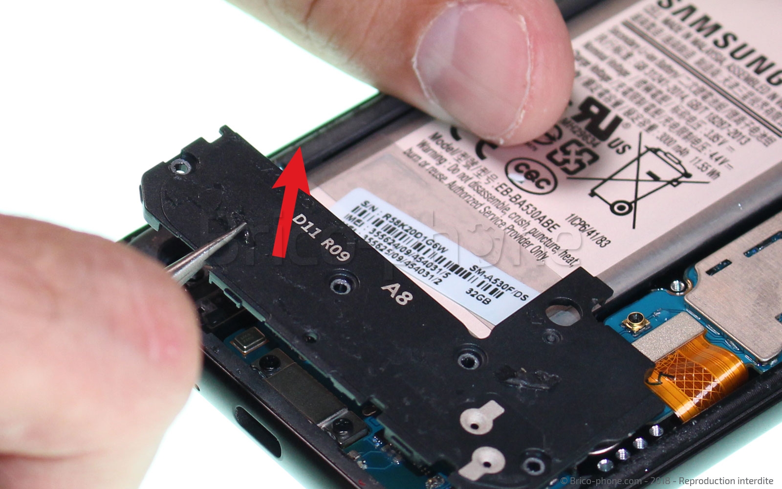 Démontage complet sur Galaxy A8 2018 photo 4