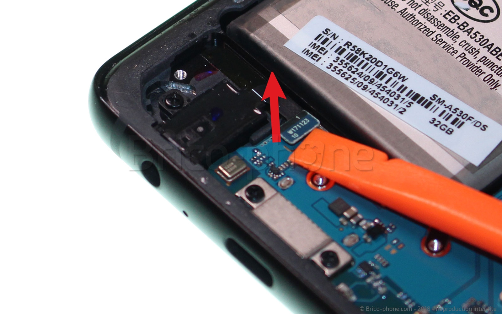 Démontage complet sur Galaxy A8 2018 photo 1