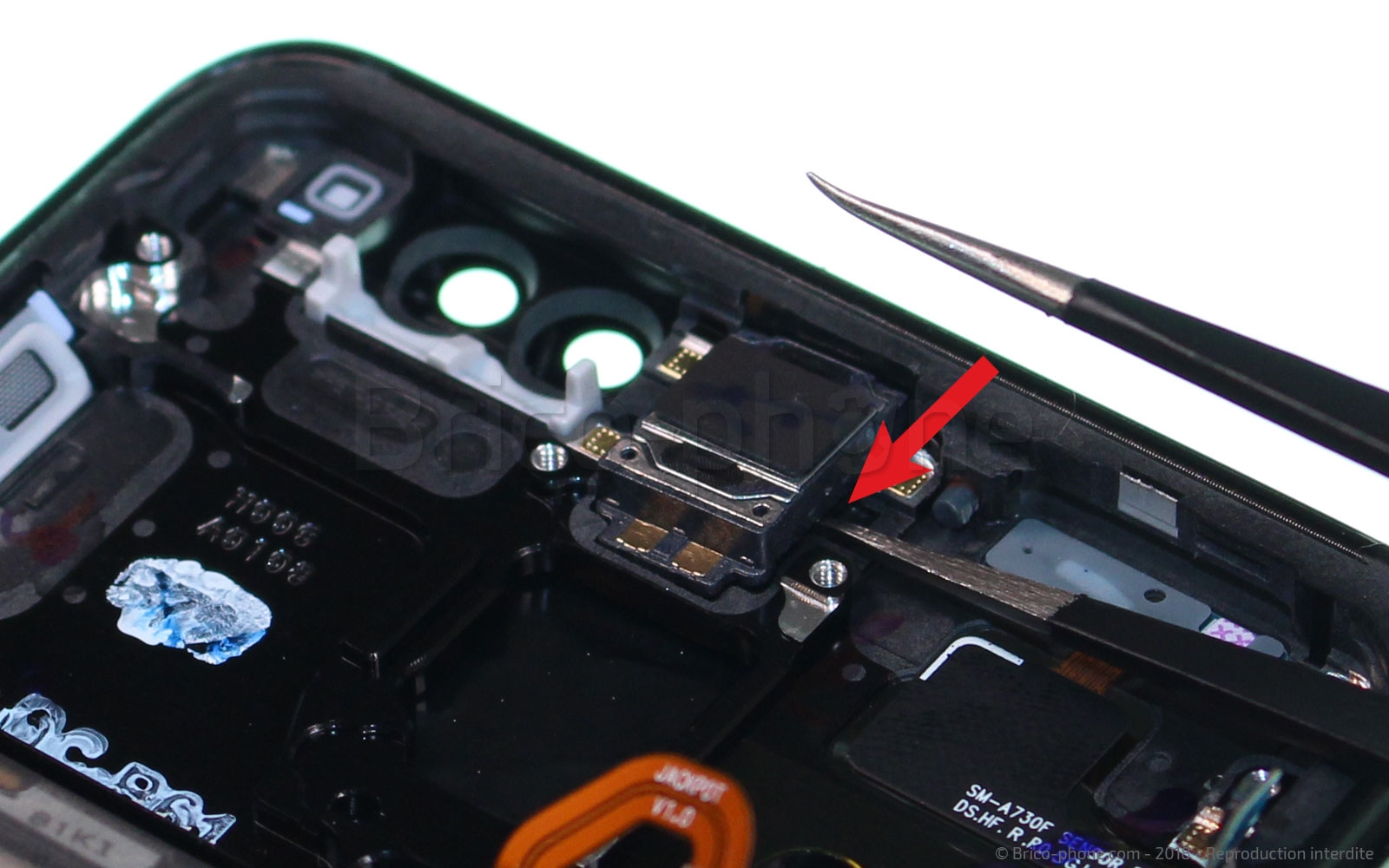 Démontage complet sur Galaxy A8 2018 photo 1