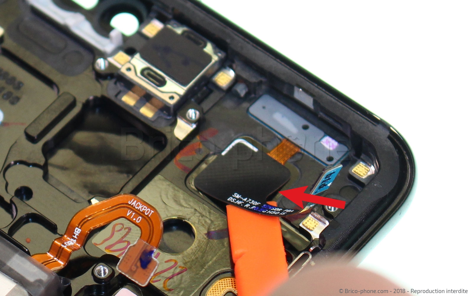 Démontage complet sur Galaxy A8 2018 photo 1