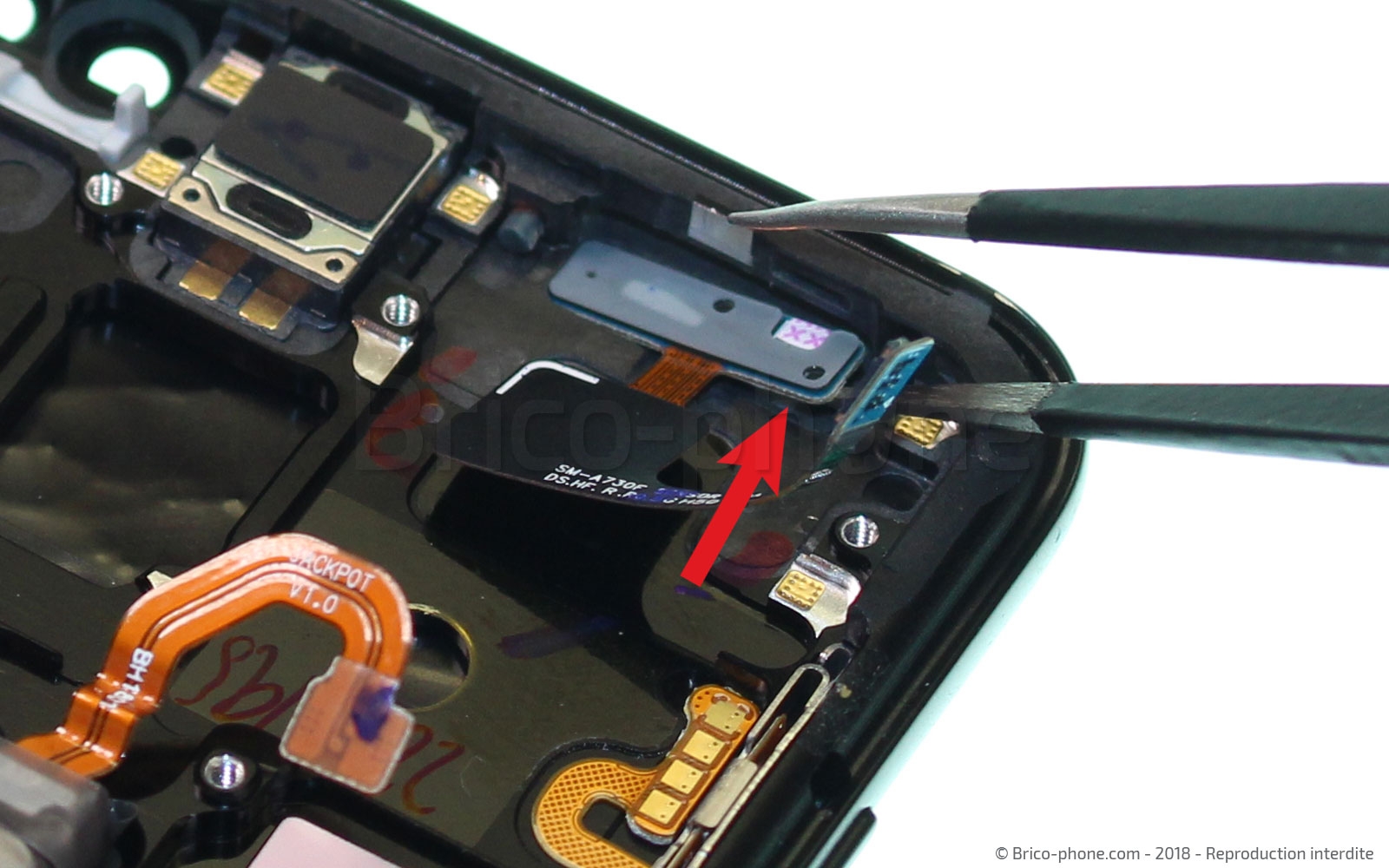 Démontage complet sur Galaxy A8 2018 photo 2