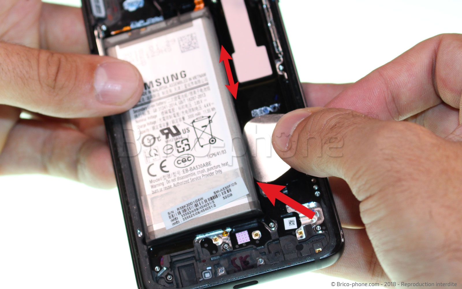 Démontage complet sur Galaxy A8 2018 photo 1