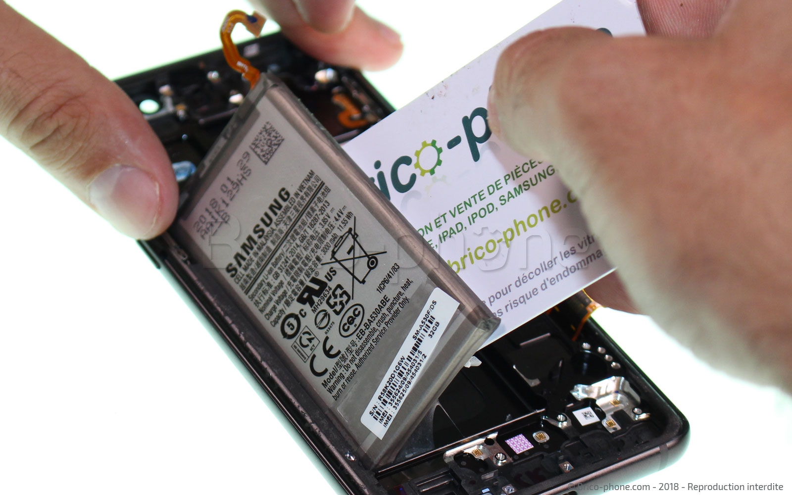 Démontage complet sur Galaxy A8 2018 photo 3