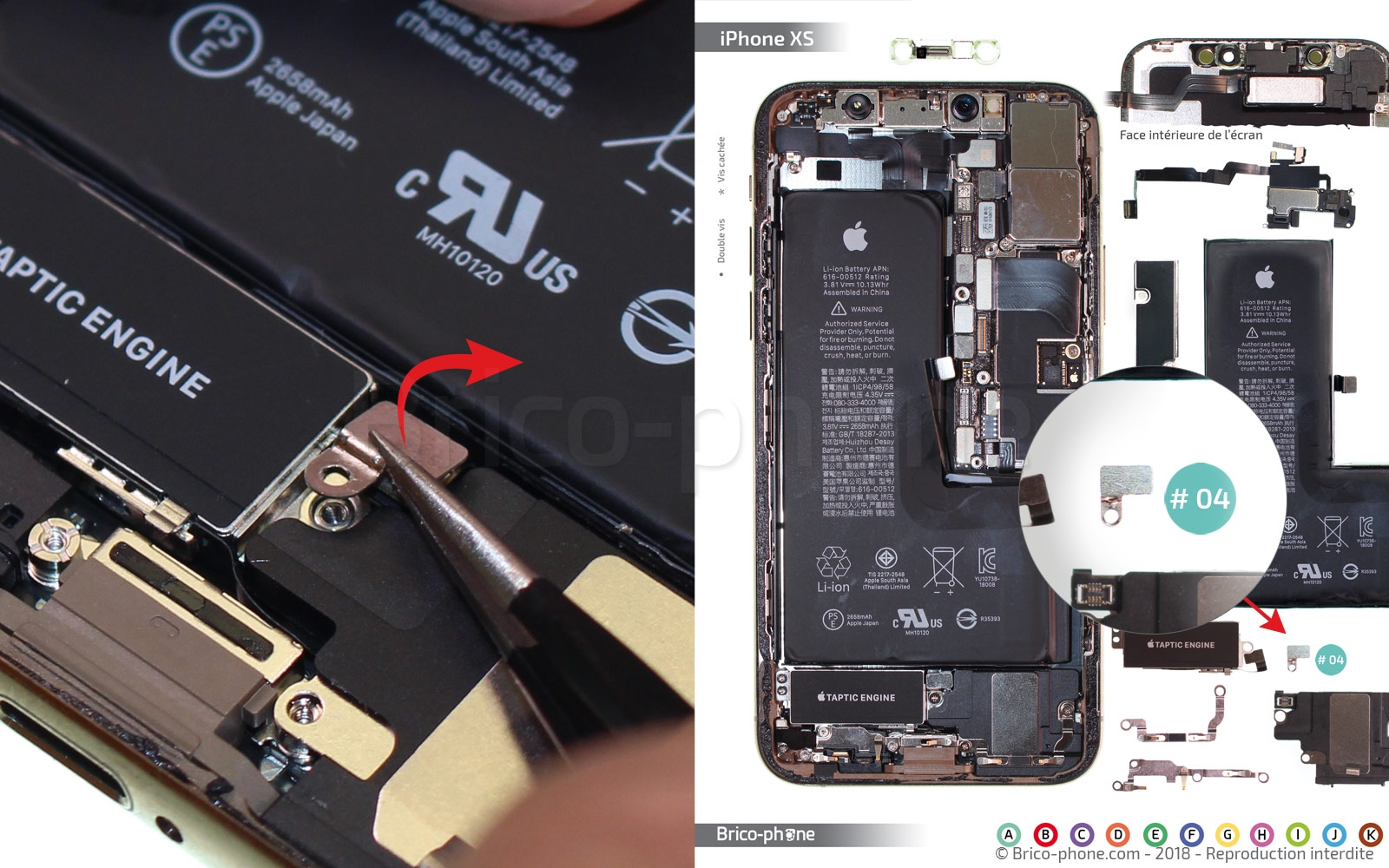 Changement d'antenne réseau GSM sur iPhone XS photo 2