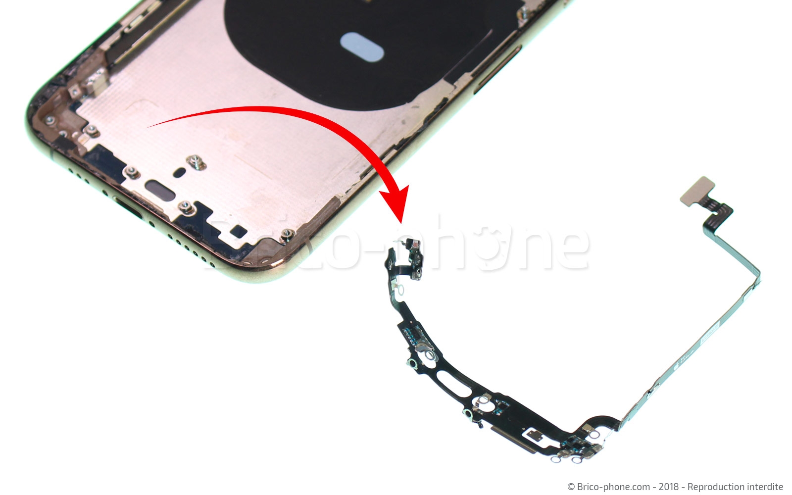 Changement d'antenne réseau GSM sur iPhone XS photo 3