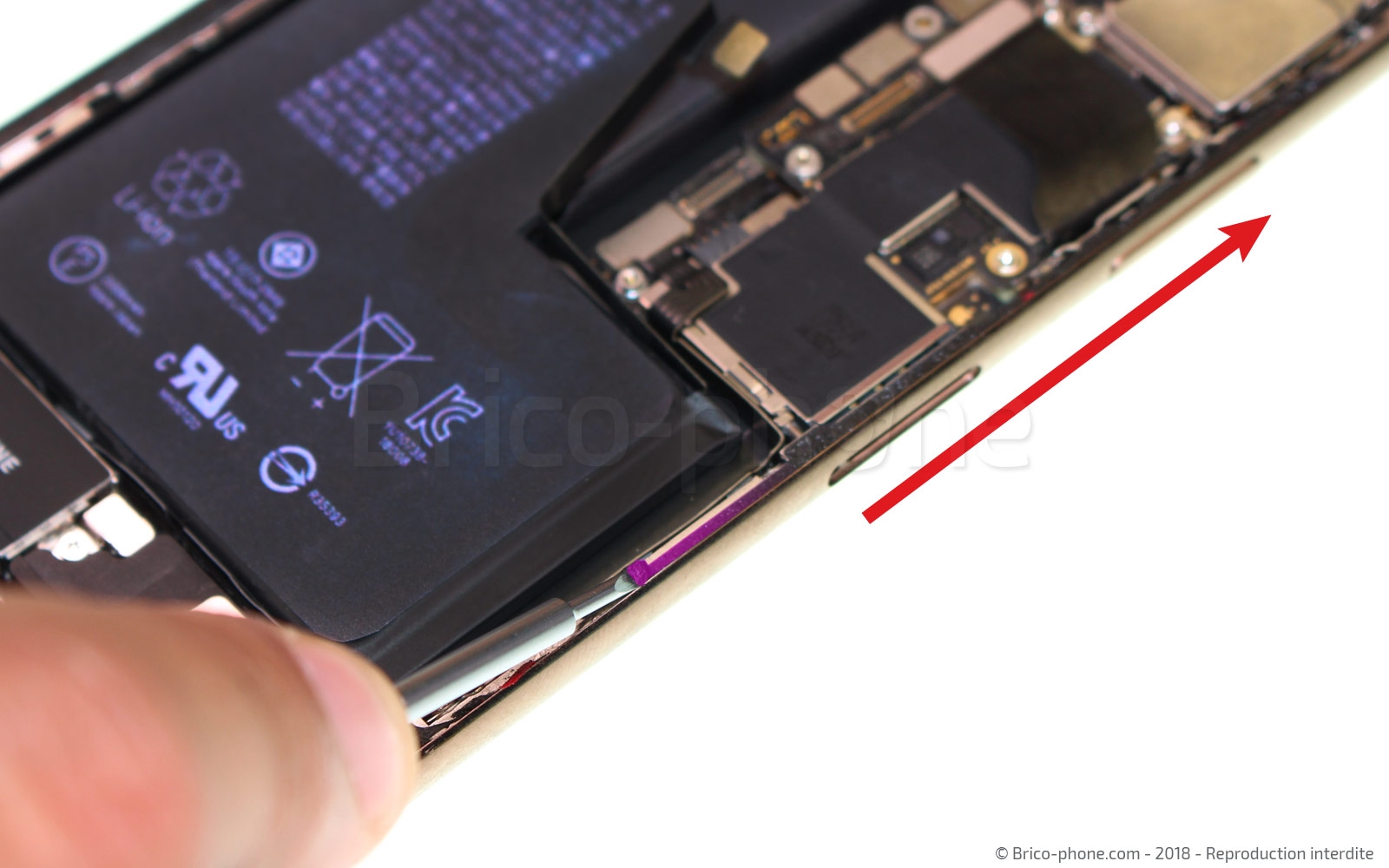 Changement de nappe volume et induction sur iPhone XS photo 1