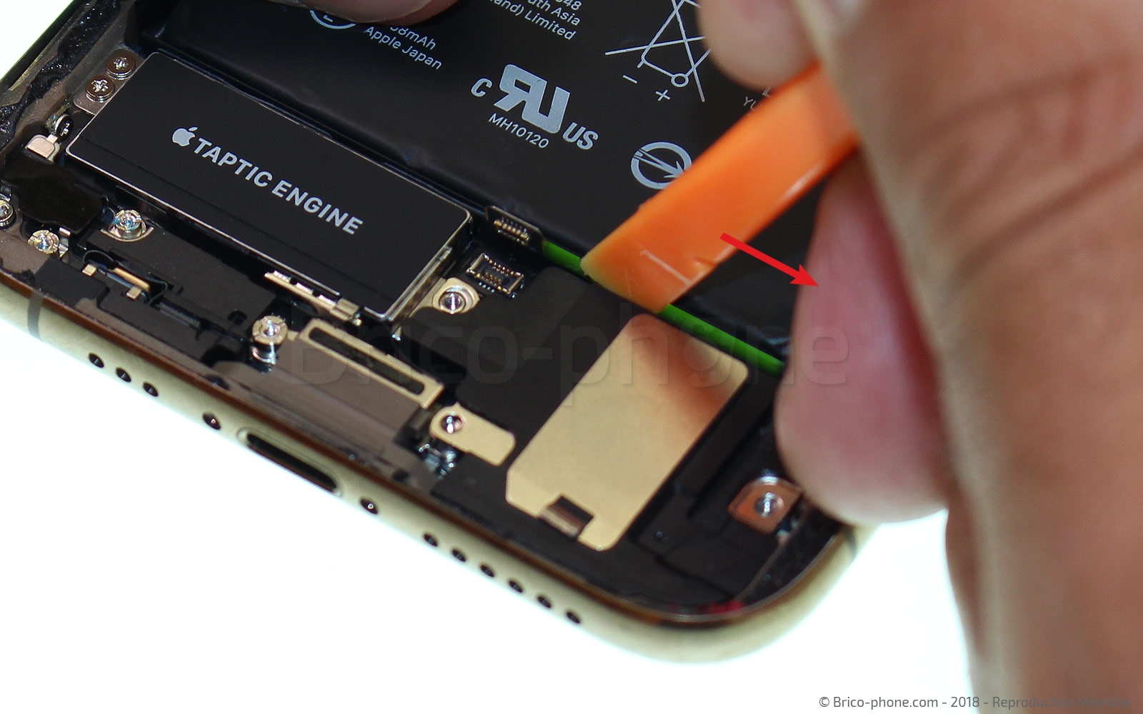 Changement de nappe volume et induction sur iPhone XS photo 2