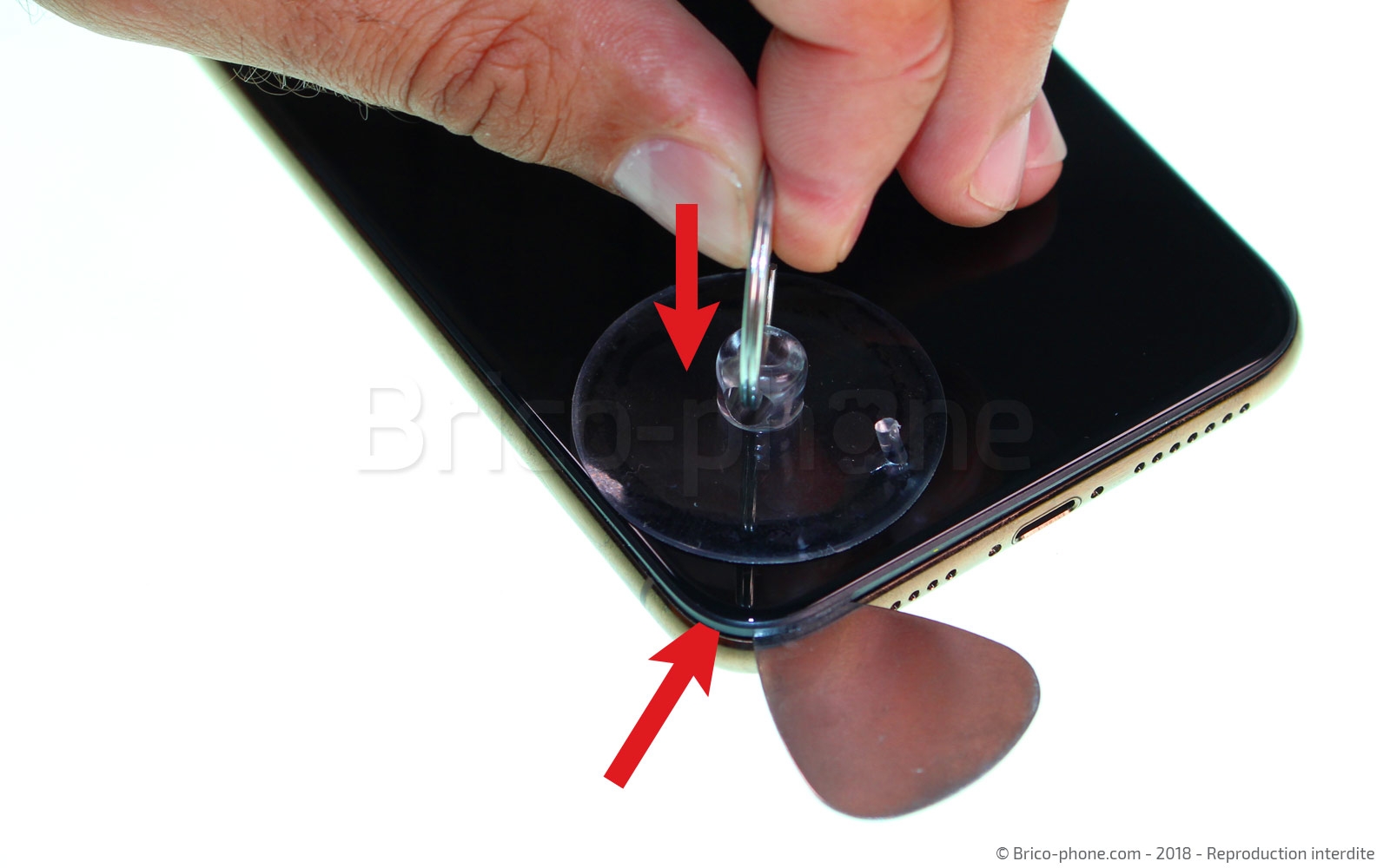 Changement du connecteur de charge sur iPhone XS Max photo 1