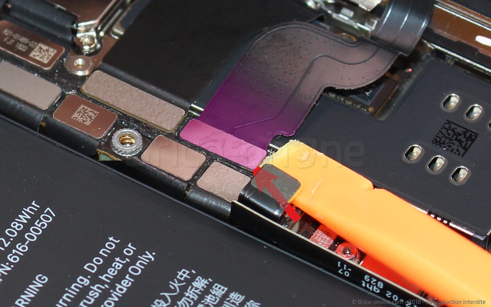 Changement du connecteur de charge sur iPhone XS Max photo 1