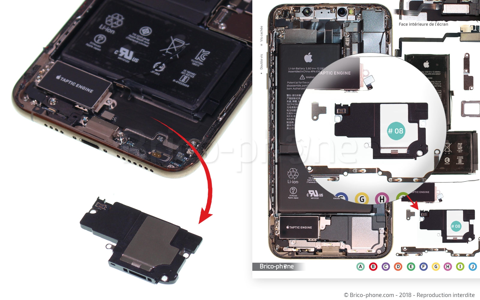 Changement du connecteur de charge sur iPhone XS Max photo 2