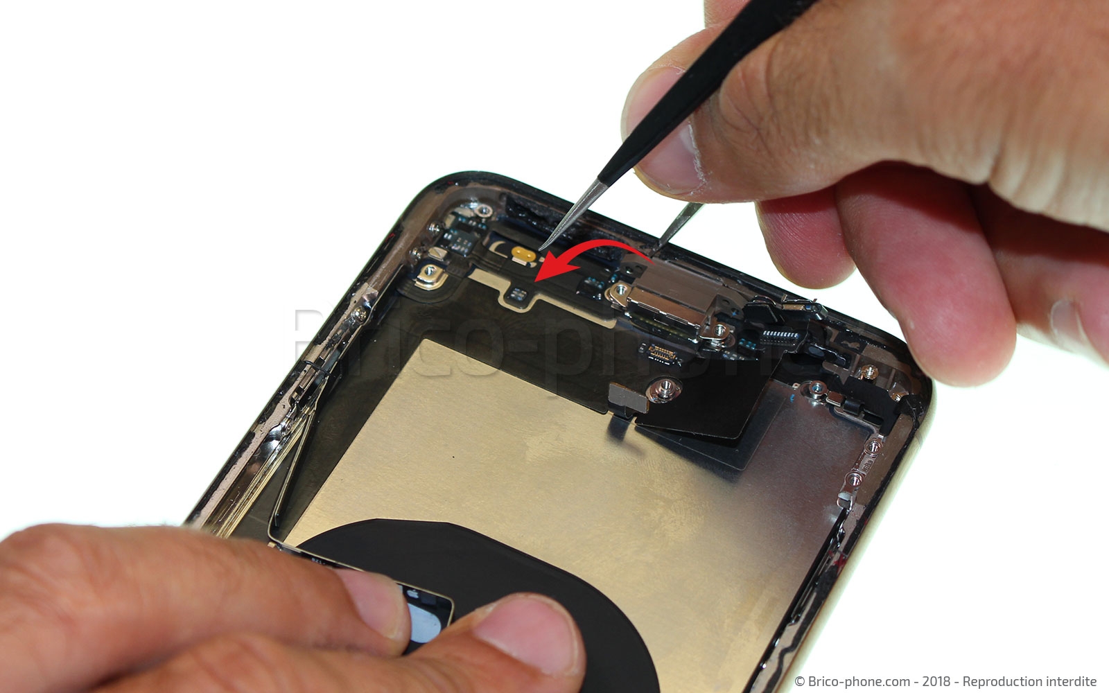 Changement du connecteur de charge sur iPhone XS Max photo 2