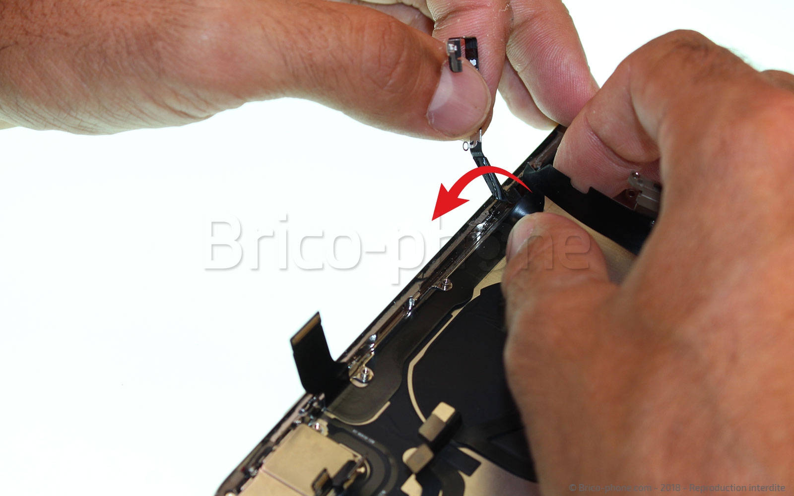 Changement du connecteur de charge sur iPhone XS Max photo 4