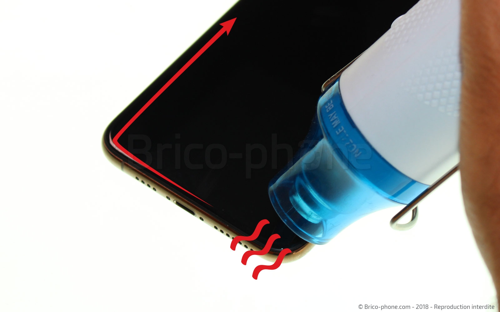 Changement du haut-parleur interne sur iPhone XS Max photo 1