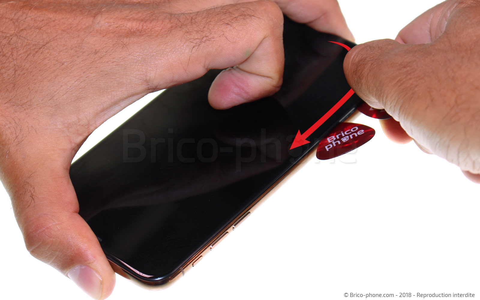 Changement du haut-parleur interne sur iPhone XS Max photo 2