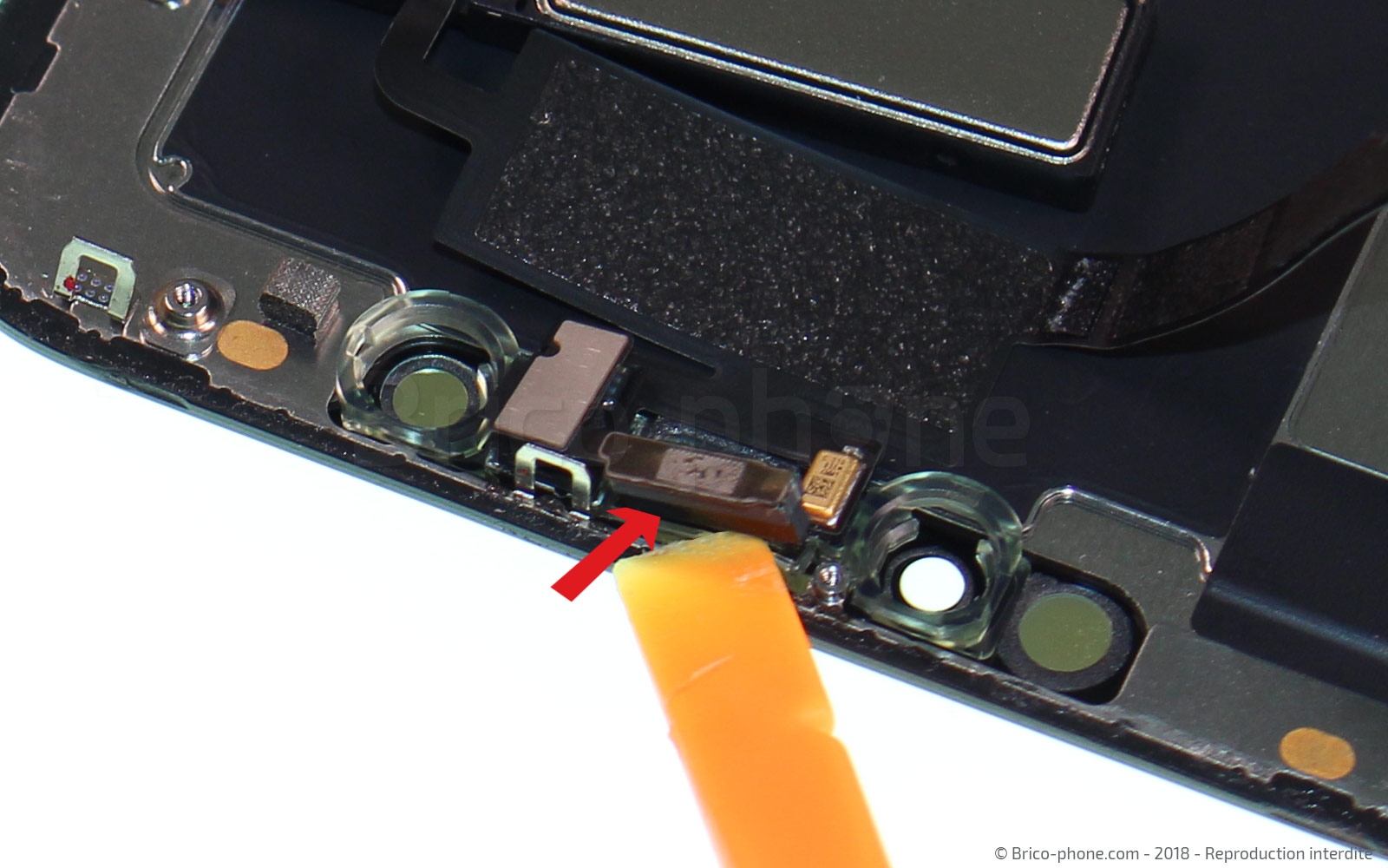 Changement du haut-parleur interne sur iPhone XS Max photo 2