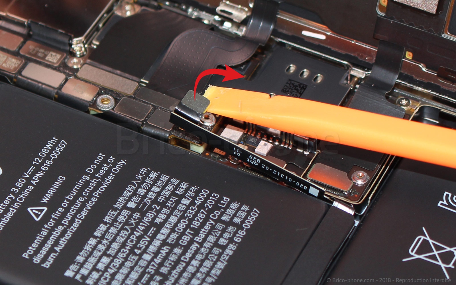 Changement du vibreur Taptic Engine sur iPhone XS Max photo 2