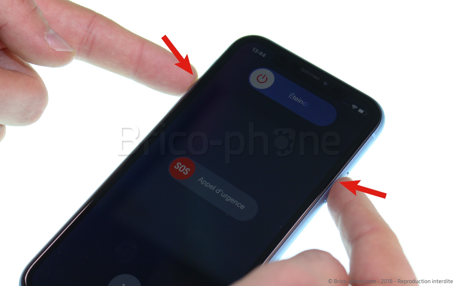 Changement du haut-parleur interne sur iPhone XR photo 2