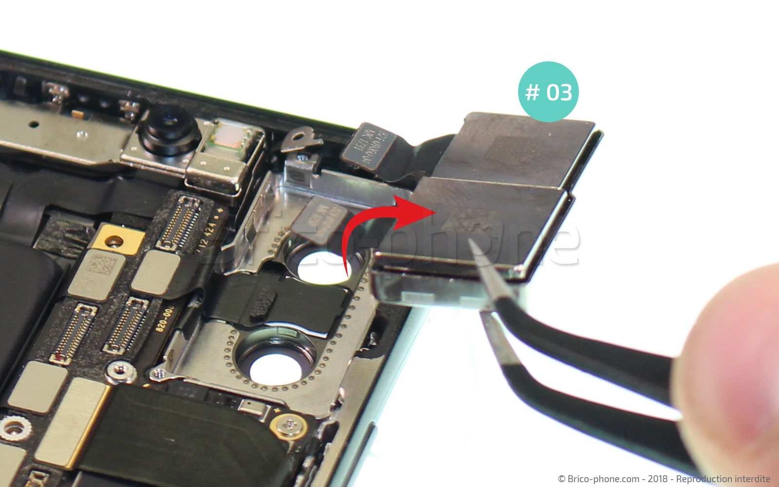 Démontage complet sur iPhone X photo 4