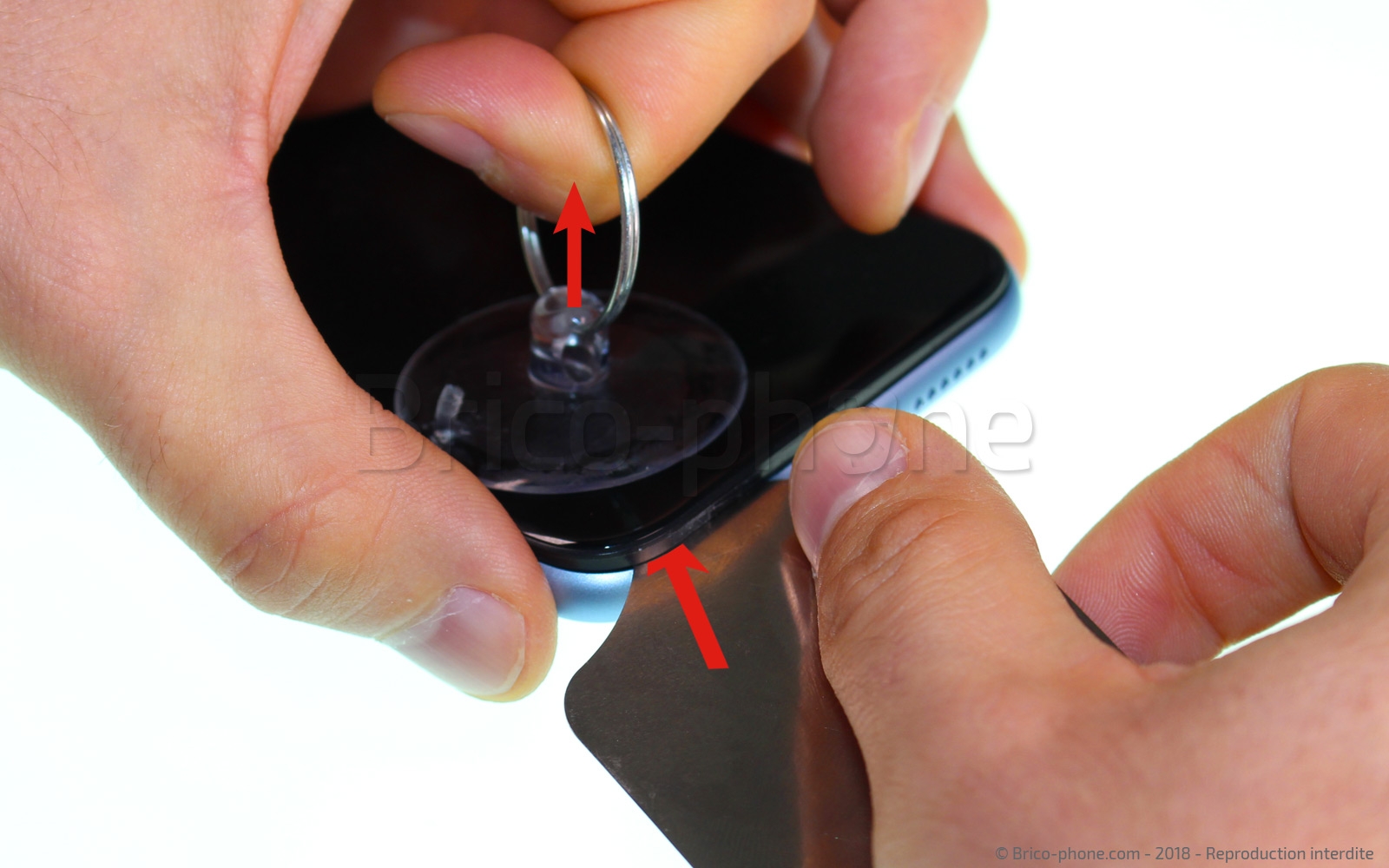 Changement d'écran complet pré-monté (châssis+vitre+LCD) sur iPhone XR photo 4