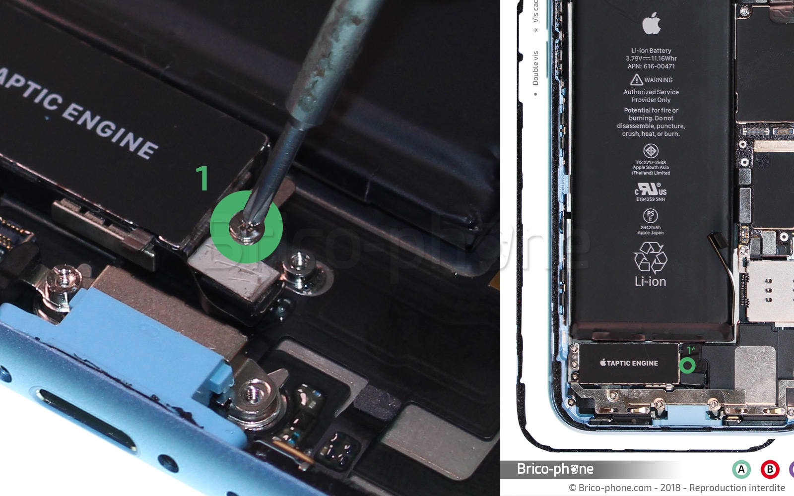 Changement du connecteur de charge sur iPhone XR photo 1