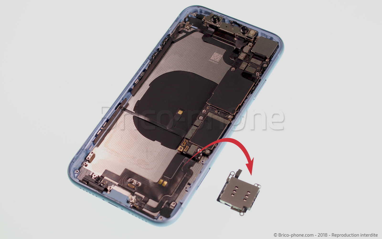 Démontage complet  sur iPhone XR photo 4