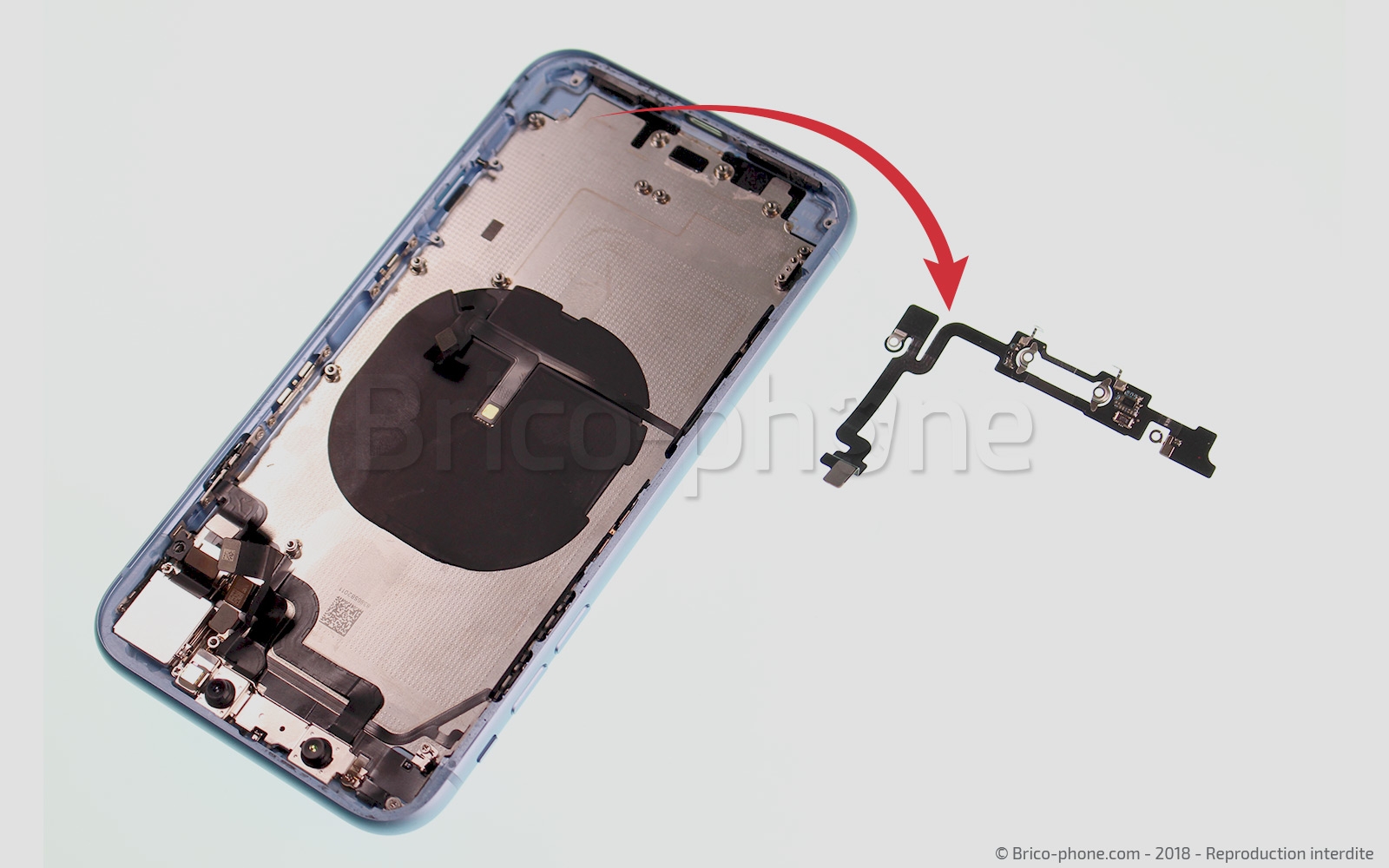 Démontage complet  sur iPhone XR photo 3