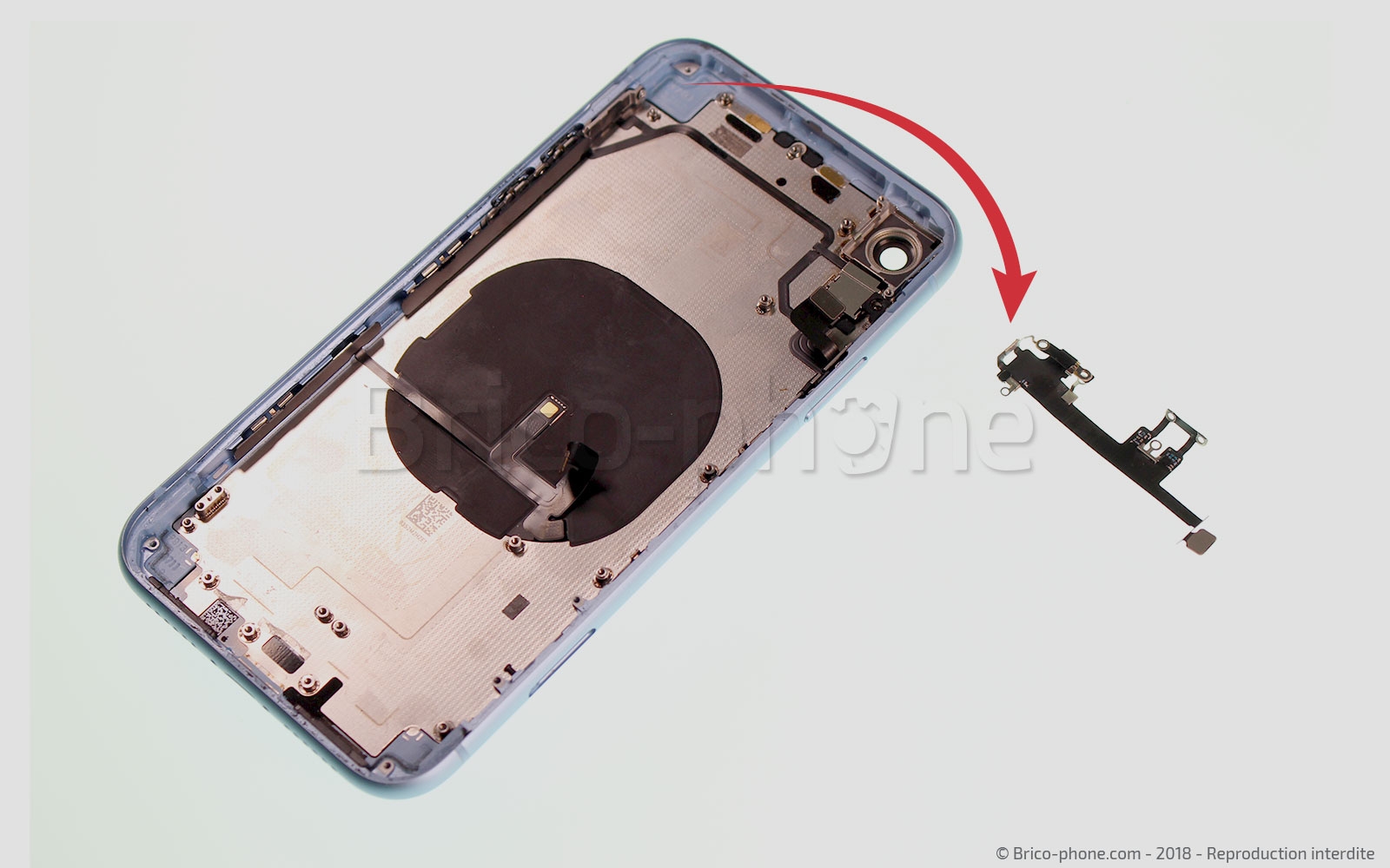 Démontage complet  sur iPhone XR photo 2