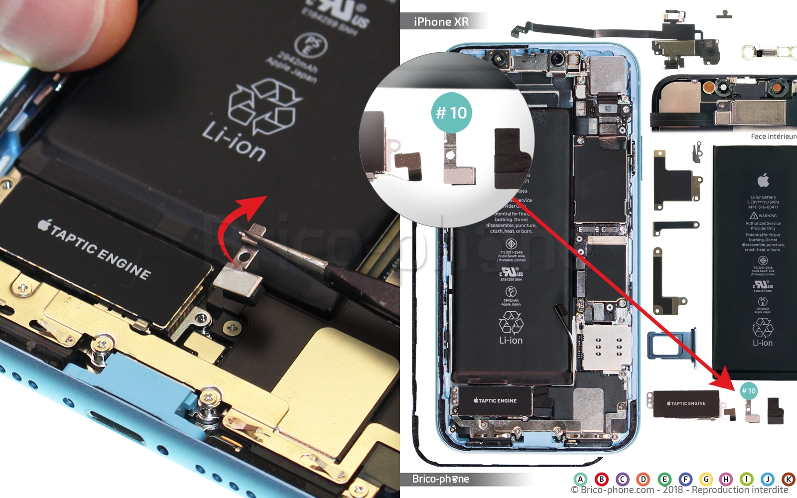 Démontage complet  sur iPhone XR photo 2