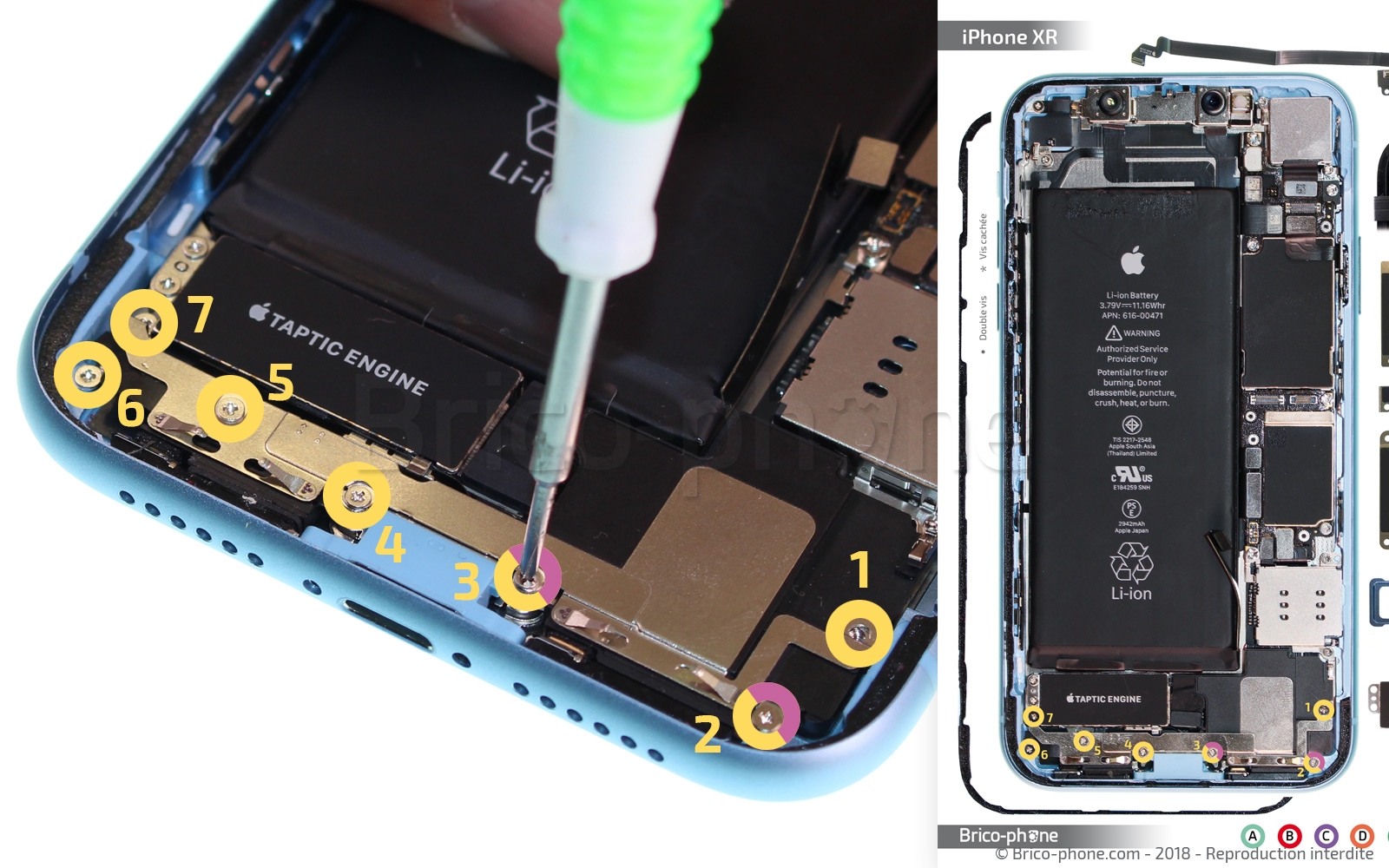 Démontage complet  sur iPhone XR photo 1